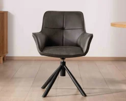 Online Lot de 2 chaises enveloppantes sur pieds rotatif 