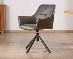 Online Lot de 2 chaises enveloppantes sur pieds rotatif 