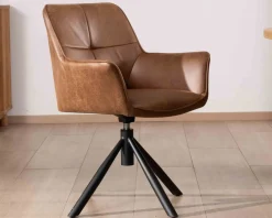 Best Lot de 2 chaises enveloppantes sur pied rotatif 