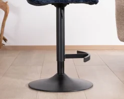 Clearance Lot de 2 chaises hautes matelassées réglables en hauteur 