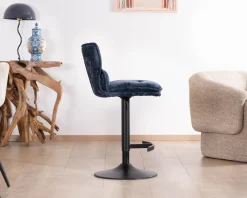 Clearance Lot de 2 chaises hautes matelassées réglables en hauteur 