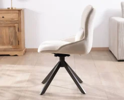 Online Lot de 2 chaises pivotantes sur pied étoile en métal