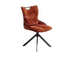 Clearance Lot de 2 chaises tournantes style rétro 