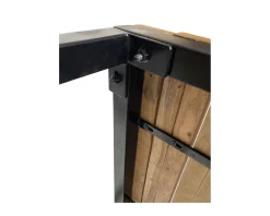 Online Mange-debout carré en bois exotique 70x70 cm 