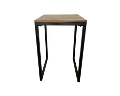 Online Mange-debout carré en bois exotique 70x70 cm 