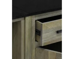 Online Meuble avec plateau granit pour four et plaques de cuisson "Grand Chef" Eléments De Cuisine