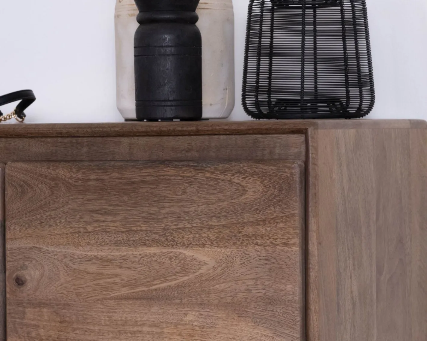Discount Meuble à chaussures en manguier massif "Geta" avec rangements Meuble À Chaussures|Meuble D'Entrée