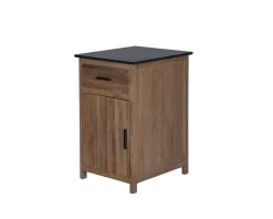 Clearance Meuble de cuisine bois massif 1 porte 1 tiroir "Grand Chef" Eléments De Cuisine