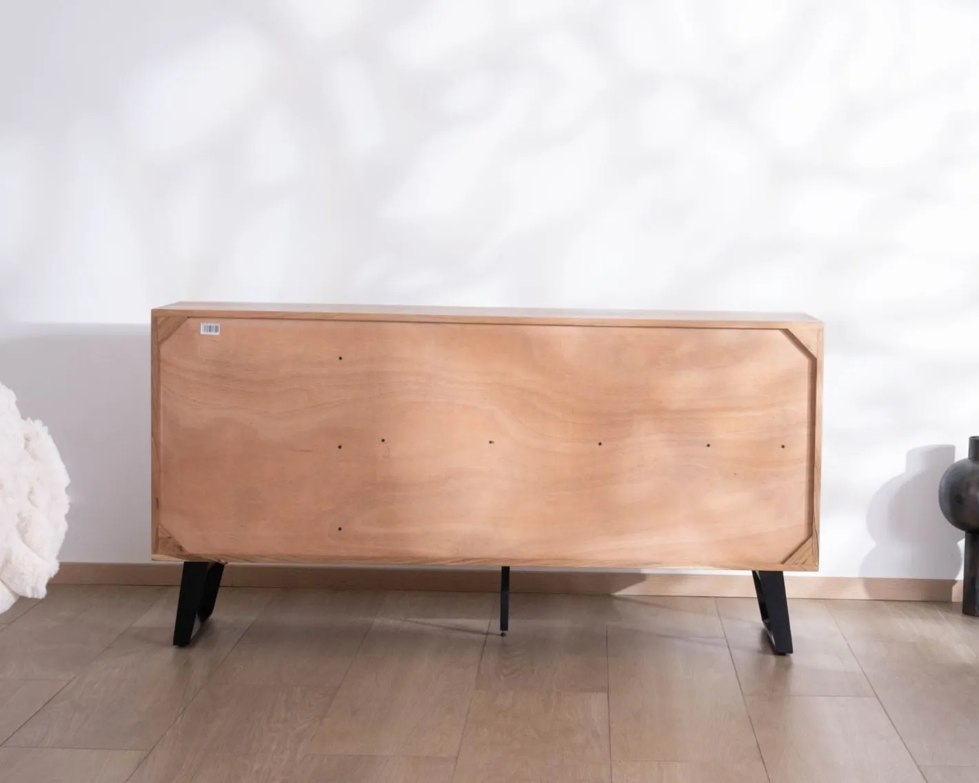 Hot Meuble de rangement bas 160 cm avec tiroirs "Uky" design contemporain esprit rétro Buffet Et Bahut