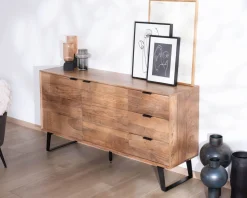 Hot Meuble de rangement bas 160 cm avec tiroirs