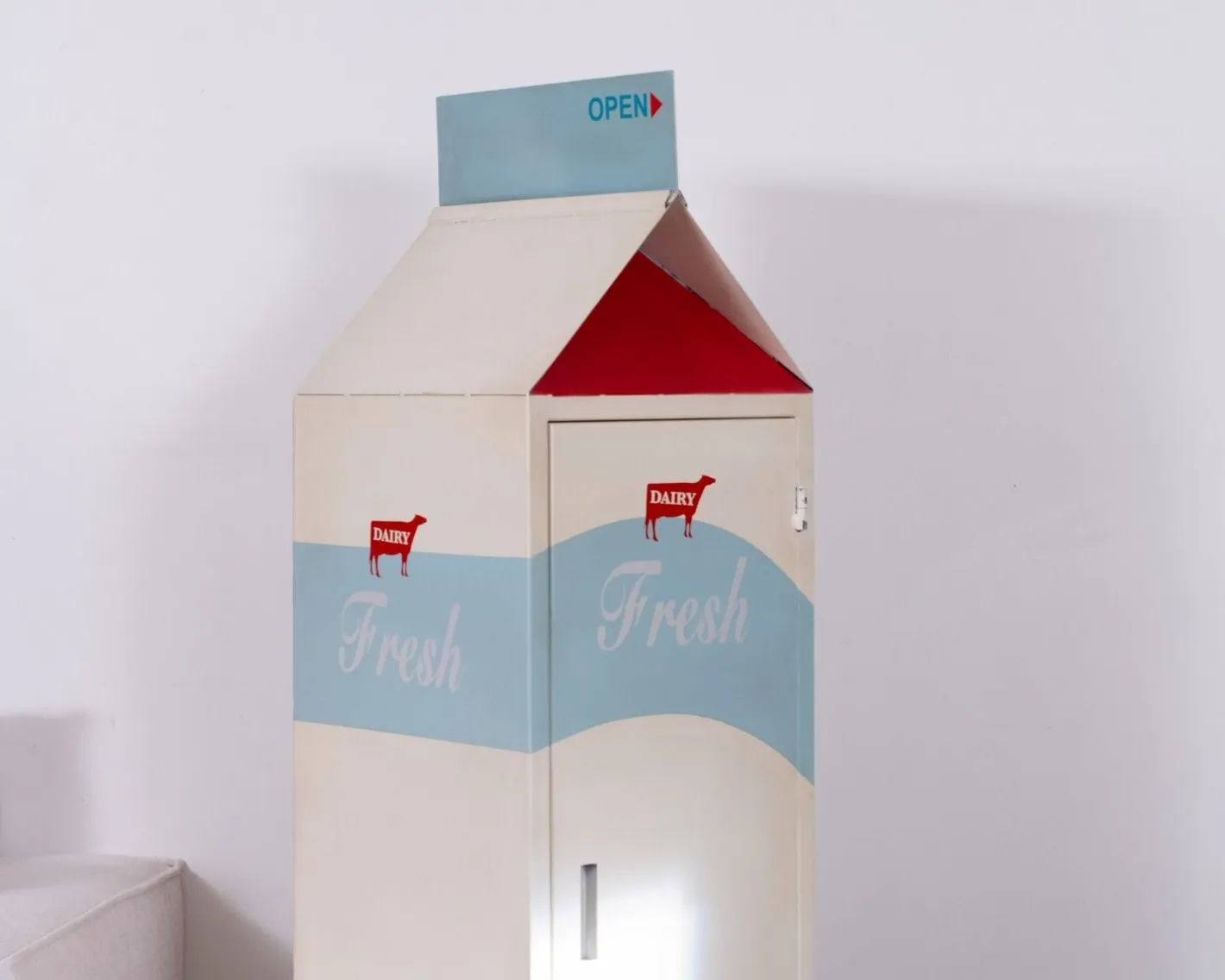 New Meuble de rangement original brique de lait Tetra Pack "Crazy" Rangement