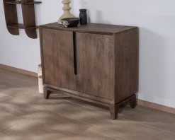 Discount Meuble de rangement 2 portes en manguier 
