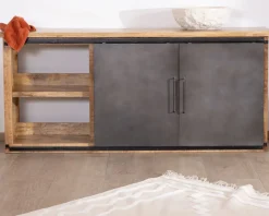 Discount Meuble de salle de bain "Caractère" 180 cm 2 vasques Meuble Sous Vasque