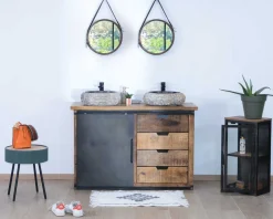 Online Meuble de salle de bain porte coulissante 