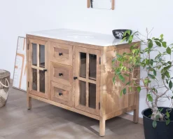 Hot Meuble de salle de bain simple vasque 120 cm 