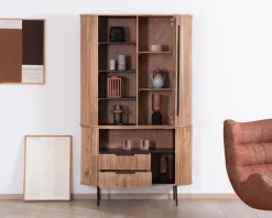 Clearance Meuble haut multi-rangement design rétro 