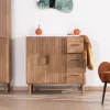 Discount Meuble simple vasque 90 cm "Malova" en manguier massif style vintage chic Meuble Sous Vasque