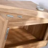 Hot Meuble suspendu en teck pour vasque à poser "Moho" 80 cm Meuble Sous Vasque
