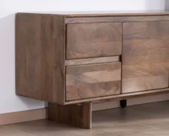 Hot Meuble télé 160 cm design épuré Japandi 