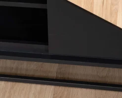Hot Meuble télé 140 cm en bois massif "Trace" Meuble Télé