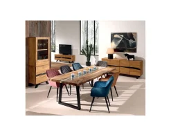 Clearance Meuble télé 160 cm en teck recyclé 