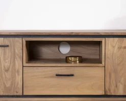 Online Meuble télé industriel en acacia 180 cm 