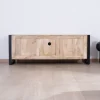 Clearance Meuble télé industriel métal et bois 150 cm "Andy" Meuble Télé