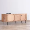 Outlet Meuble TV design rétro 175 cm "Bopee" avec éclairage LED Meuble Télé