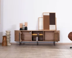 Outlet Meuble TV design rétro 175 cm 