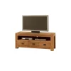 Best Meuble tv en bois avec rangements 3 tiroirs 1 niche "Lodge Casita" Meuble Télé