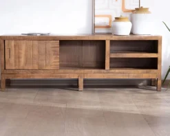 Clearance Meuble TV en manguier massif style ethnique chic 