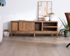 Clearance Meuble TV en manguier massif style ethnique chic 
