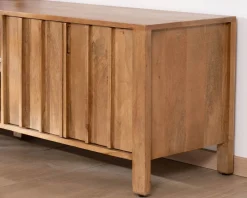 Best Meuble TV rétro-chic en manguier massif naturel 180 cm « Sicaly » Meuble Télé