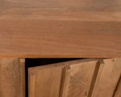 Best Meuble TV rétro-chic en manguier massif naturel 180 cm « Sicaly » Meuble Télé