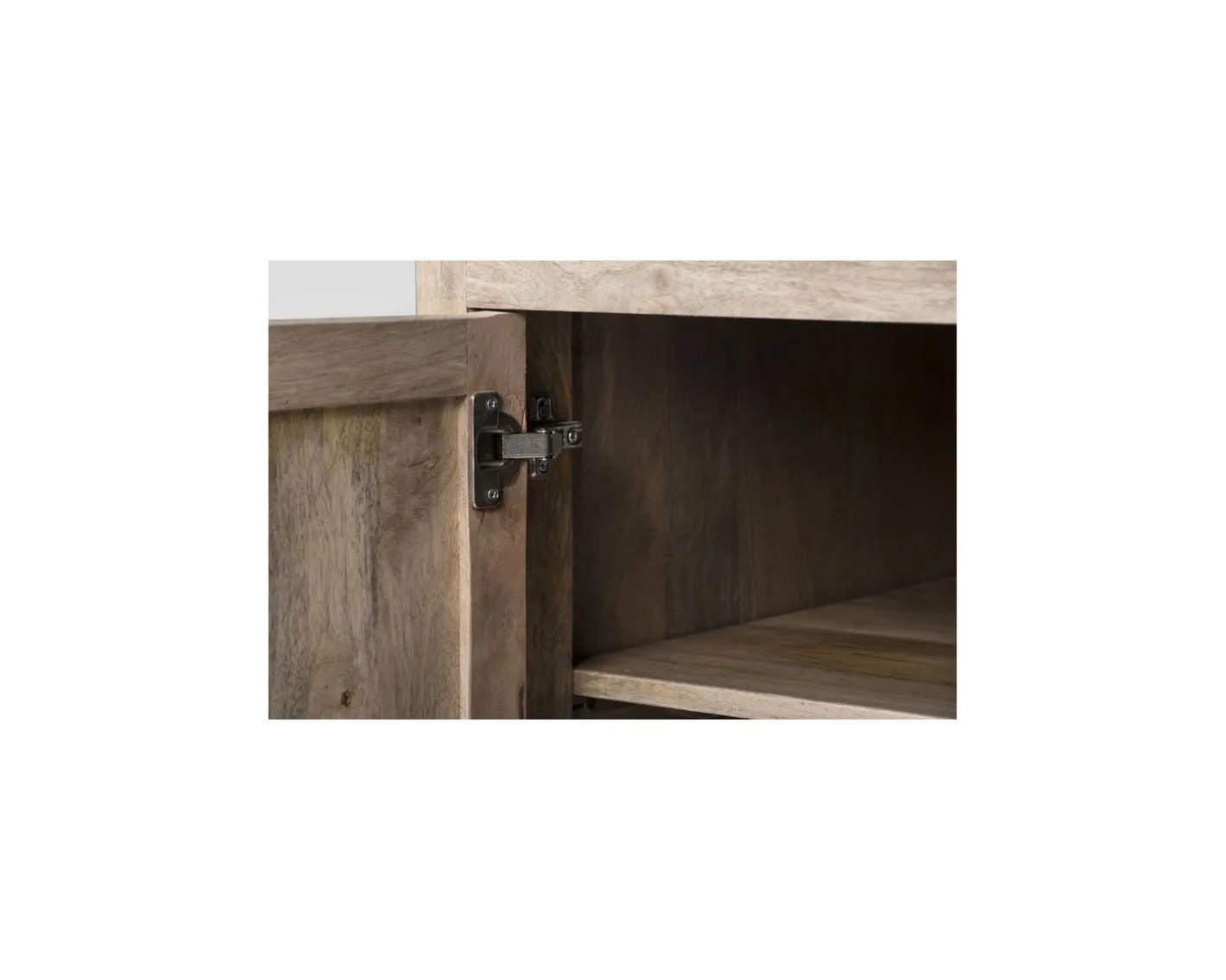 Clearance Meuble évier bois massif 2 portes "Grand Chef" sans bac Eléments De Cuisine