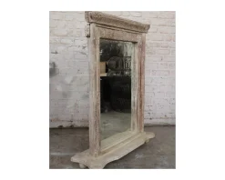 Clearance Miroir indien avec cadre bois sculpté modèle unique