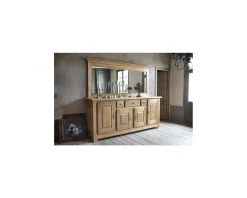 Discount Miroir à poser en chêne massif "Amélie" Miroir Et Psyché
