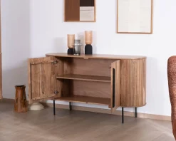 Outlet Petit buffet 145 cm en acacia esprit rétro 