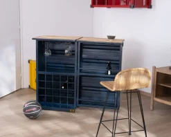 Hot Petit meuble de bar modulable esprit conteneur