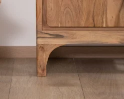 Outlet Petit rangement à 2 portes en acacia "Melody" Rangement|Buffet Et Bahut