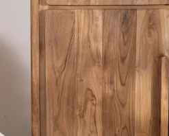 Sale Petit vaisselier bas style scandinave en acacia 