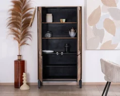 Petit vaisselier vitré esprit contemporain