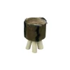 Sale Pouf rond marron "Farmer" Meuble D'Entrée