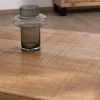 Hot Table basse carrée 80 cm en manguier et pieds métal "Manoha" avec grand tiroir Table Basse Carrée