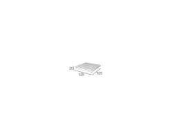 Discount Table basse carrée en teck massif et aluminium 120 x 120 cm