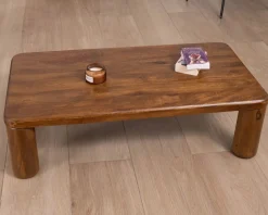 Discount Table basse design épuré avec pieds ronds
