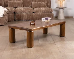 Discount Table basse design épuré avec pieds ronds