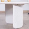 Online Table basse forme organique aspect terrazzo "Naura" Table Basse Rectangulaire