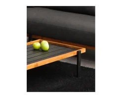 New Table basse outdoor en teck et aluminium "Maluku Island" Table Basse Rectangulaire
