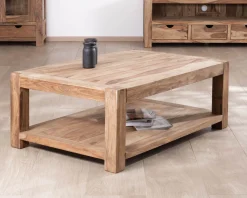 Online Table basse rectangle à double plateau